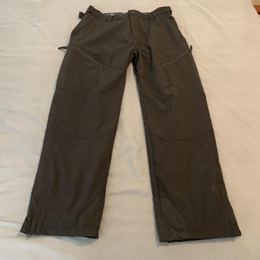 Gerry Snow Pants Mens XL Black Softshell Insulated Ski Snowboard Stretch Gear